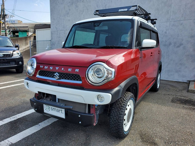 中古車 スズキ ハスラー J スタイル smartアウトドアカスタムスタイル の中古車詳細 (48,500km, レッド, 福岡県, 122.8万円)  | 中古車情報・中古車検索なら【車選びドットコム（車選び.com）】