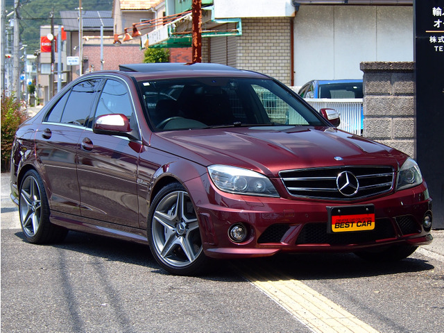 Cクラス C63 希少カーネリアンレッド 本革 PTS