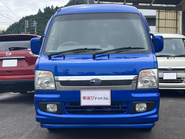 スバル サンバーディアスワゴン スーパーチャージャー WRブルー全塗装