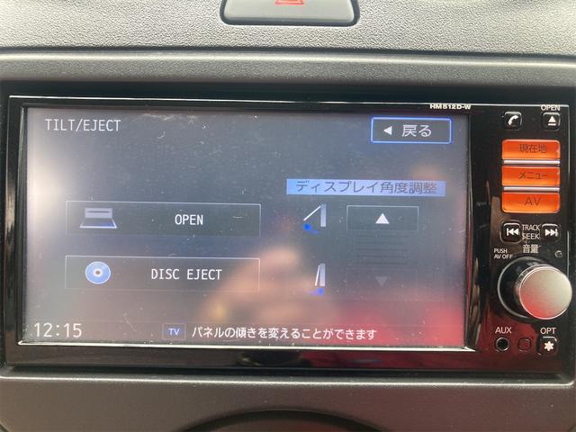 日産 マーチ 1.2 12X 30th ハピネス ドラレコ ETC Bカメラ ナビ TV の