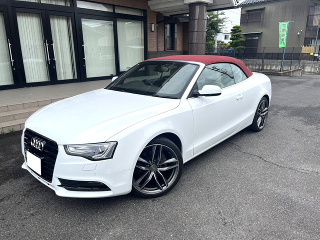 A5カブリオレ2.0 TFSI クワトロ 4WD社外19インチホイール レッド幌