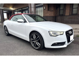 A5カブリオレ 2.0 TFSI クワトロ 4WD Aftermarket19インチホイール レッド幌
