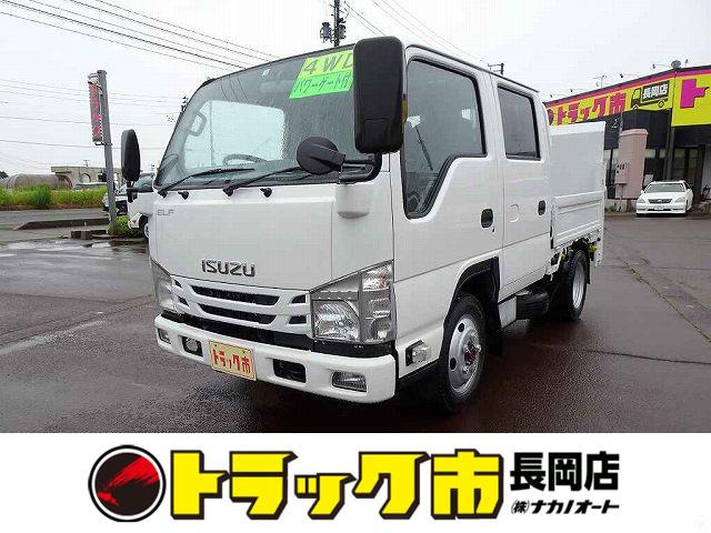 中古車 いすゞ エルフ 3.0 ダブルキャブ フルフラットロー ディーゼル 4WD 1.85t 標準 Wキャブ/垂直PG付 の中古車詳細  (79,069km, ホワイト, 新潟県, 442.2万円) | 中古車情報・中古車検索なら【車選びドットコム（車選び.com）】