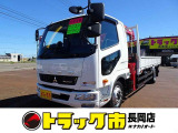 お問合せ管理No.E798 R6 ファイター 4.95t 増トン 標準ベッド付 ユニック4段クレーン付 240ps 未使用車