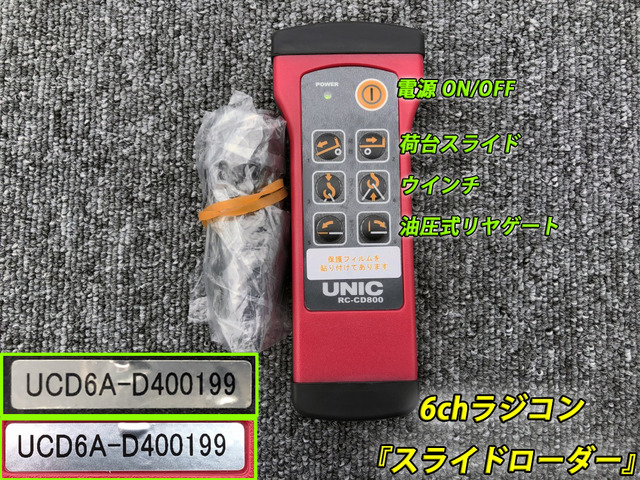 古河ユニック キャリアカー リモコン ラジコン RC-CD800 送信機