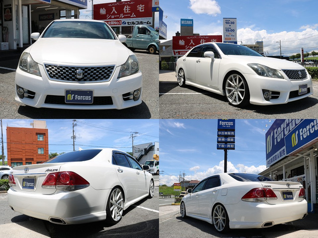 中古車 トヨタ クラウンアスリート 2.5 車高調/20インチアルミ の中古車詳細 (71,180km, パールホワイト, 福岡県, 88万円) |  中古車情報・中古車検索なら【車選びドットコム（車選び.com）】