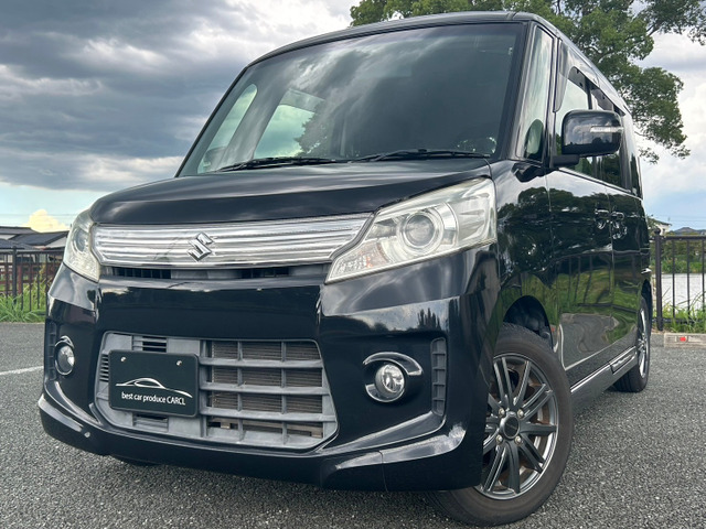 中古車 スズキ スペーシアカスタム XS ナビ・TV・BTオーディオ・両側パワスラ の中古車詳細 (145,000km,  ブルーイッシュブラックパール, 福岡県, 37万円) | 中古車情報・中古車検索なら【車選びドットコム（車選び.com）】