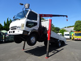 H14三菱ファイター2.25tユニック4段クレーン付台車(ハイジャッキ)(上年違2000製)((136)(04-63)現状渡し値引有り!