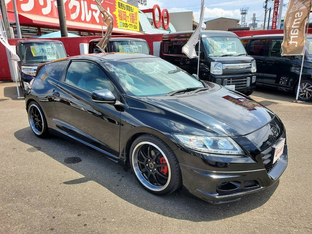 中古車 ホンダ CR-Z 1.5 ベータ 6MT/無限エアロ/車高調/RAYSAW の中古車詳細 (128,400km, ブラック, 福岡県,  76.7万円) | 中古車情報・中古車検索なら【車選びドットコム（車選び.com）】