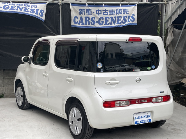 値下げ！！　Ｈ２６年式　キューブ　５万キロ　ナビ・ＴＶ・ＥＴＣ・革シート　車検付 値下げ！！ H26年式 キューブ 5万キロ ナビ・TV・ETC