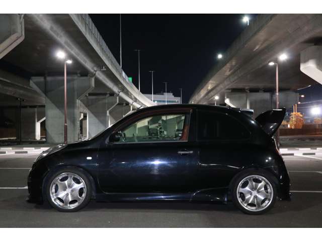 日産 マーチ 1.2 12c エアロ ローダウン AW の中古車詳細