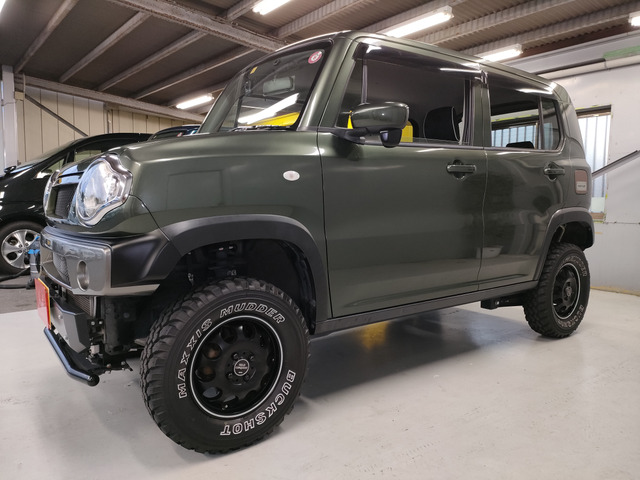 中古車 スズキ ハスラー G 4WD プラスライン4インチリフトアップ の中古車詳細 (35,745km, クールカーキパールメタリック, 大阪府,  148万円) | 中古車情報・中古車検索なら【車選びドットコム（車選び.com）】