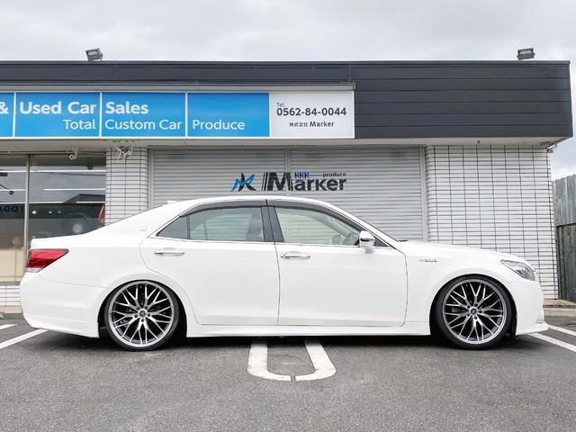 中古車 トヨタ クラウンアスリート ハイブリッド 2.5 S 20inchアルミ面一 RS-R車高調 の中古車詳細 (97,000km, パール,  愛知県, 189万円) | 中古車情報・中古車検索なら【車選びドットコム（車選び.com）】