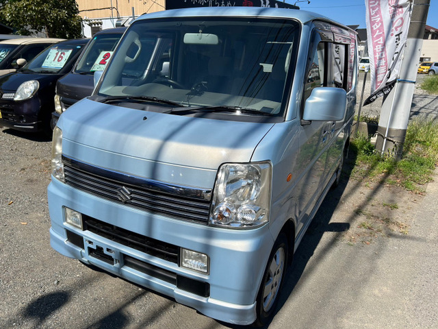 中古車 スズキ エブリイワゴン PZターボ 左パワースライドドア Bluetooth の中古車詳細 (105,000km, ライトブルー, 神奈川県,  38万円) | 中古車情報・中古車検索なら【車選びドットコム（車選び.com）】