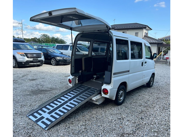 ミニキャブバン CD 福祉車両 車いす移動車 8ナンバー登録