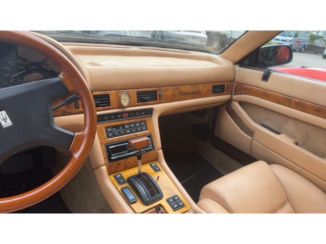 マセラティ ギブリ 2.8 ベースグレード ベージュレザーシート ウッド