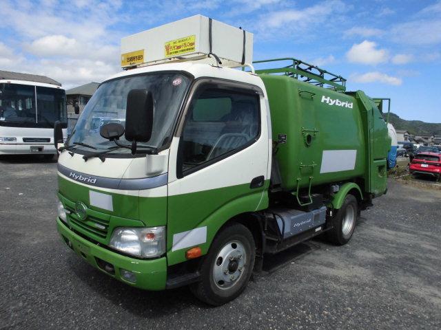デュトロハイブリッド  2T パッカー車 回転式 ダンプ式