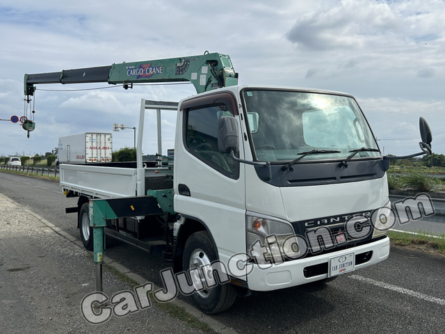 キャンター  タダノ 3段クレーン平ボディ