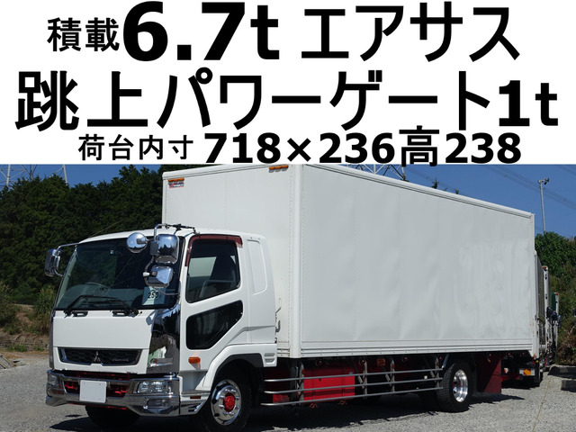 ファイター パネルバン 後輪エアサス増トンワイドパネルバン跳上パ
