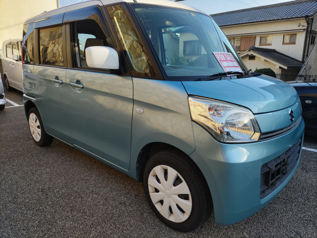 中古車 スズキ スペーシア X フルセグナビETC・左パワースライドドア の中古車詳細 (110,000km, ブルーⅡ, 兵庫県, 23.8万円)  | 中古車情報・中古車検索なら【車選びドットコム（車選び.com）】