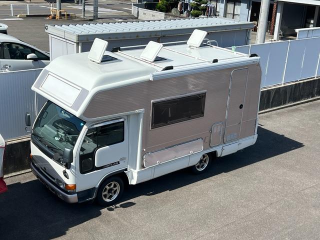 中古車 日産 アトラス キャンピング LAIKA キャンピングカー 8ナンバー の中古車詳細 (72,000km, ホワイト/ピンク, 愛媛県,  210万円) | 中古車情報・中古車検索なら【車選びドットコム（車選び.com）】