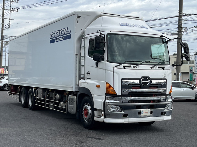 日野 プロフィア 冷凍冷蔵車 デンソー冷凍機 サイド扉 低温設定 の中古