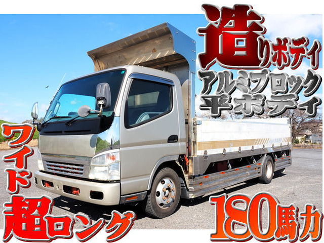 中古車 三菱ふそう キャンター ワイド超ロング アルミブロック平ボディ の中古車詳細 (516,747km, シルバー, 栃木県, 140.8万円)  | 中古車情報・中古車検索なら【車選びドットコム（車選び.com）】