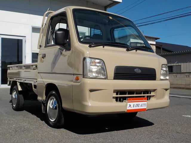 中古車 スバル サンバートラック TB 4WD AT AC PS タイミングベルト の中古車詳細 (108,000km, ベージュ, 群馬県,  43万円) | 中古車情報・中古車検索なら【車選びドットコム（車選び.com）】