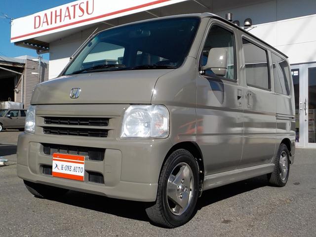 バモス L ターボ 2WD アッシュカーキオールペイント済み