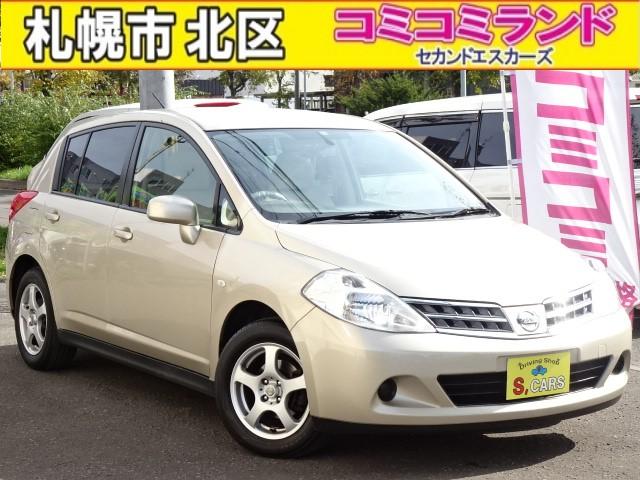 中古車 日産 ティーダ 1.5 15M FOUR SV+プラズマ 4WD 切り替え4WD 事故無 保証1年 地デジ の中古車詳細 (96,000km,  ゴールド, 北海道, 34万円) | 中古車情報・中古車検索なら【車選びドットコム（車選び.com）】