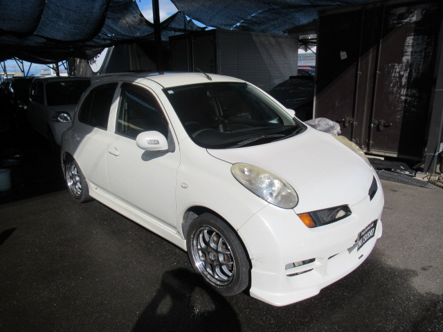 中古車 日産 マーチ 1.2 12SR 5速MT インパルエアロ の中古車詳細 (129,501km, パールホワイト, 埼玉県, 45万円) |  中古車情報・中古車検索なら【車選びドットコム（車選び.com）】