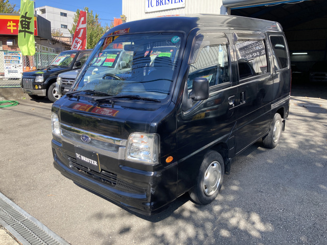 中古車 スバル サンバーディアス ベースグレード 4WD パートタイム4WD・5速・4ナンバー貨物 の中古車詳細 (66,500km, ブラック,  東京都, 58万円) | 中古車情報・中古車検索なら【車選びドットコム（車選び.com）】