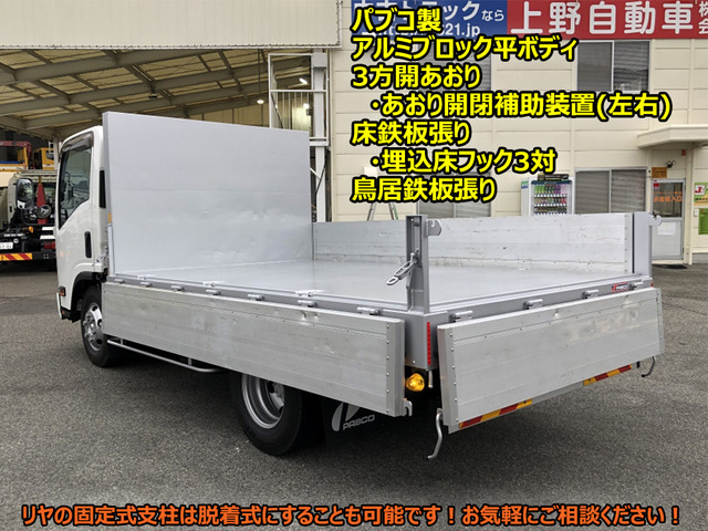 中古車 いすゞ エルフ アルミブロック平ボディ ワイド 4t積み の中古車詳細 (222,000km, ホワイト, 兵庫県, 価格応談) | 中古車 情報・中古車検索なら【車選びドットコム（車選び.com）】