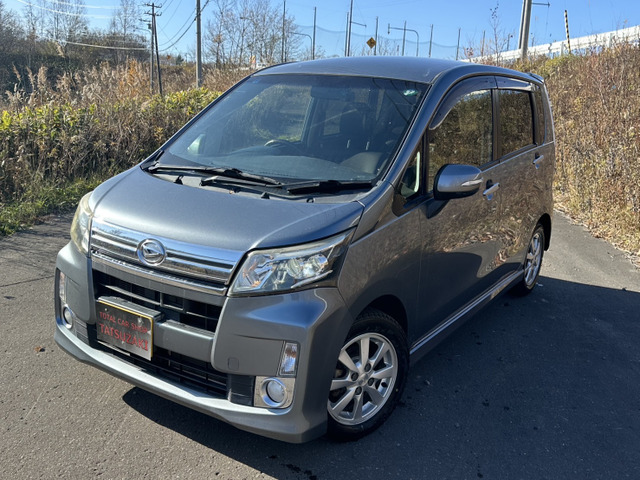 ダイハツ ムーヴカスタム X 4WD の中古車詳細 (75,200km, シルバー 
