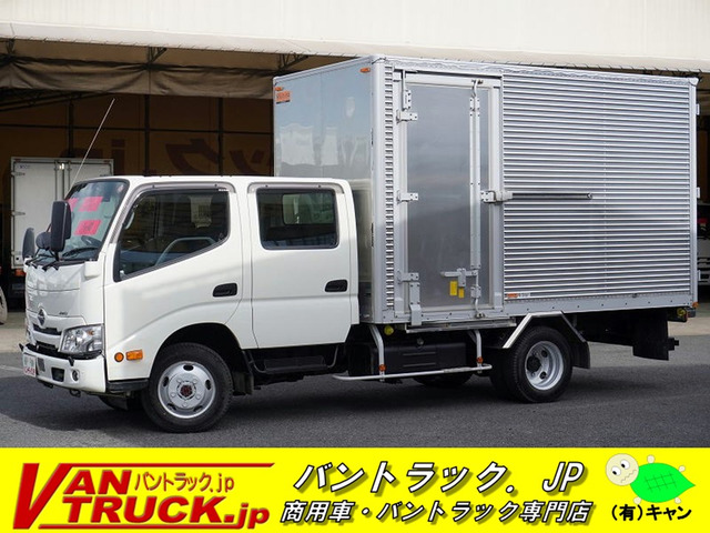 中古車 日野 デュトロ 4.0 ダブルキャブ ロング 全低床 ディーゼル アルミバン 2t積 サイドドア 4WD の中古車詳細 (13,400km,  ホワイト, 埼玉県, 638万円) | 中古車情報・中古車検索なら【車選びドットコム（車選び.com）】