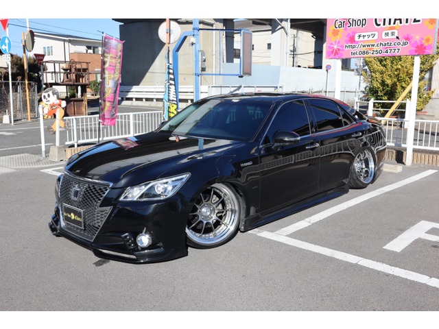 中古車 トヨタ クラウンアスリート ハイブリッド G 外品エアロ SSRアルミ の中古車詳細 (175,000km, 黒, 岡山県, 172万円) |  中古車情報・中古車検索なら【車選びドットコム（車選び.com）】