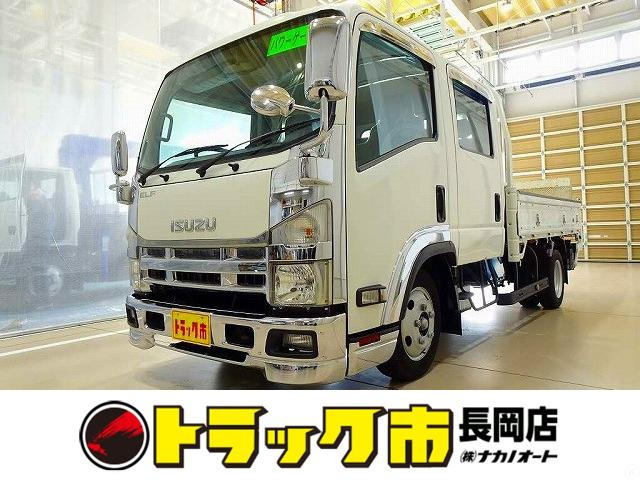 エルフ 3.0 ダブルキャブ ハイキャブ ロング フルフラットロー ディーゼル 1.7t Wキ...