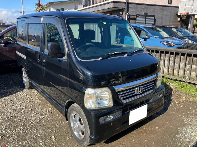 中古車 ホンダ バモス L ターボ ローダウン 2年車検付 バックカメラ ドラレコ の中古車詳細 (69,400km, ブラック, 神奈川県,  26万円) | 中古車情報・中古車検索なら【車選びドットコム（車選び.com）】