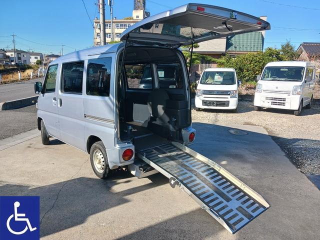 ミニキャブバン  福祉車両 スローパー ニールダウン式