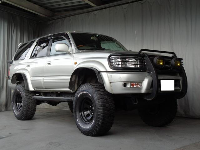 ハイラックスサーフ  SSR-X ボディリフトアップ 4WD ナビ TV ETC 社外マフラー