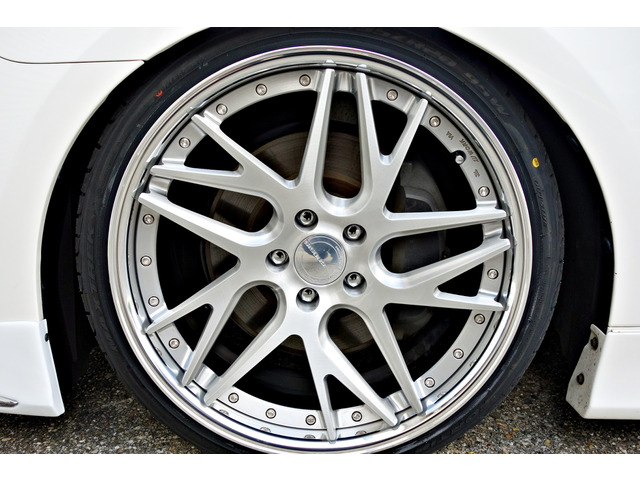 トヨタ クラウンマジェスタ 3.5 Fバージョン 新品WORK20AW車高調レザー