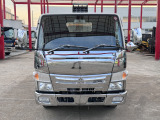 【車検1年付】実走行10万KM》平成29年★三菱ふそう★キャンター★2t★強化ダンプ★5速MT★コボレーン付★ターボ★メッキ多数★新明和