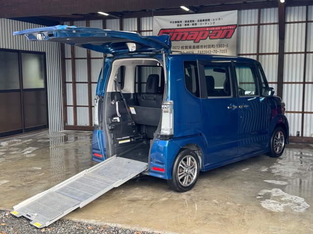 N-BOX+カスタム G 車いす仕様車 福祉車両 車椅子移動車 後席付
