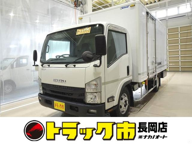 中古車 いすゞ エルフ 3.0 高床 ディーゼル 4t ワイドロング 保冷バン 