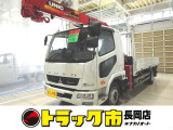 お問合せ管理No.E287 R6 ファイター 7.8t 増トン 標準ベッド付 ユニック4段クレーン付 240ps 未使用車