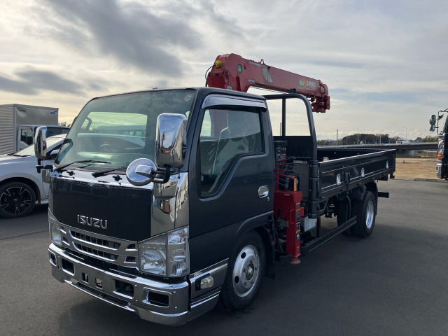 キャンター？エルフ？ いすゞ エルフ 2t クレーン AT リモコン付 ETC の中古車詳細 (27,400km