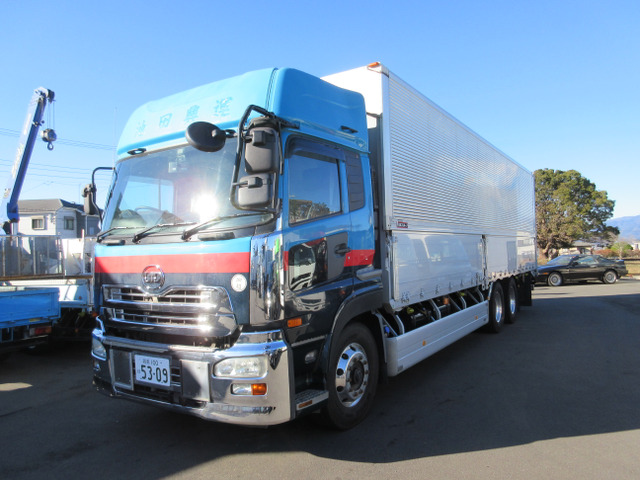 クオン アルミウイング 積載13.3t Rエアサス