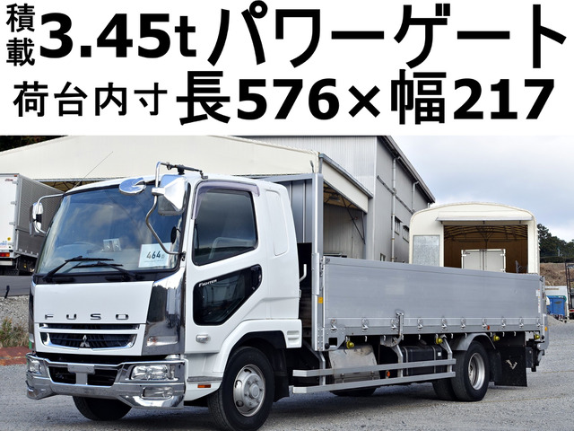 ファイター  アーム式パワーゲート積載3450kg平ボ