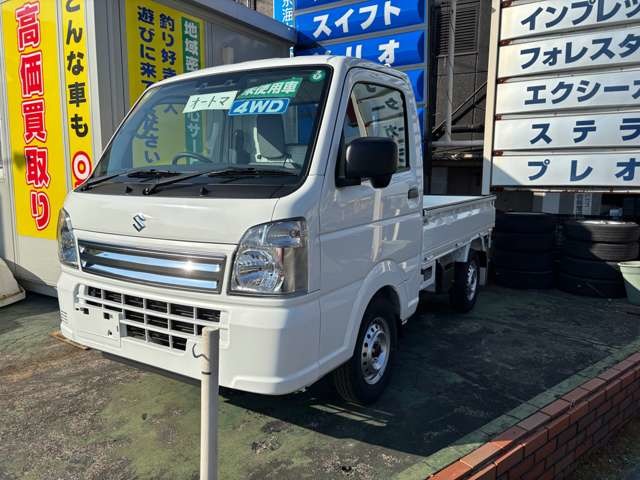 キャリイ KC エアコン パワステ 農繁仕様 4WD 3方開 届出済未使用車 安全装備 ラジオ