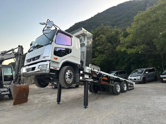 ファイター セーフティローダー 重機運搬車 ウインチ